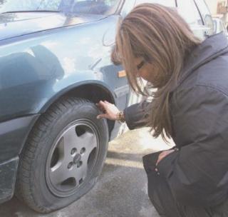 Occhio alle gomme bucate