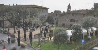 Un’immagine del borgo di Bolgheri