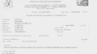 L’ultimo certificato medico di Sabrina Gentili: 25 giorni per le percosse ricevute - così dichiarò - dal convivente tunisino