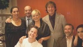 A sinistra Elena con lo staff di Le Cirque