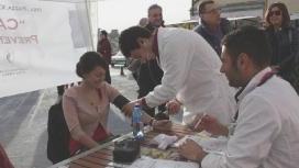 Un esame cardiologico in piazza