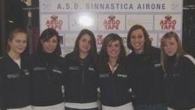 La squadra delle ginnaste di 3ª Categoria dell’Airone Argotape