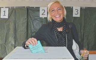 <strong>DONNE AL VOTO. </strong>In alto Monica Faenzi; a destra Lucia Matergi; a sinistra Tiziana Tenuzzo
