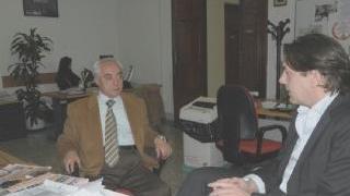 Il prefetto De Bonis con Gianfranco Borrelli, capo della redazione di Pisa