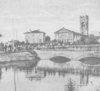 Il ponte e la chiesa di Montuolo in una delle foto scelte dalla circoscrizione     