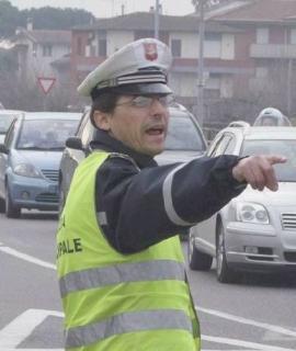 Un vigile al lavoro 