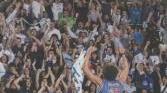<b>LA FOTO DELLA SETTIMANA.</b> Infante a Reggio Emilia esulta col popolo brindisino