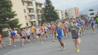 La partenza della corsa