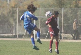 Unazione di gioco in una partita dei biancazzurri 