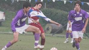 Una fase di gioco di una partita del campionato Juniores regionale