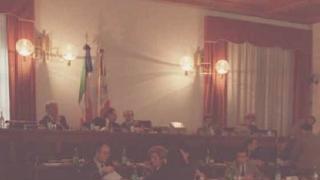 Una seduta del consiglio regionale