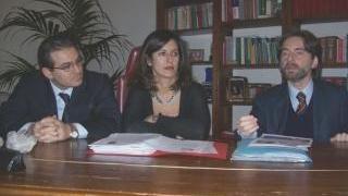 Gli avvocati di parte civile Lorenzo Zilletti Vincenzo De Franco e Giovanna Ferraro