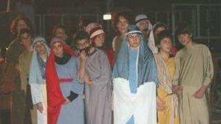 Un gruppo di giovani attori