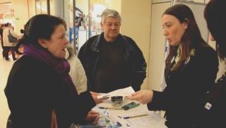 Lo stand Atl per gli abbonamenti alle Fonti del Corallo 