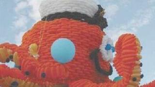 Un’opera di balloon art