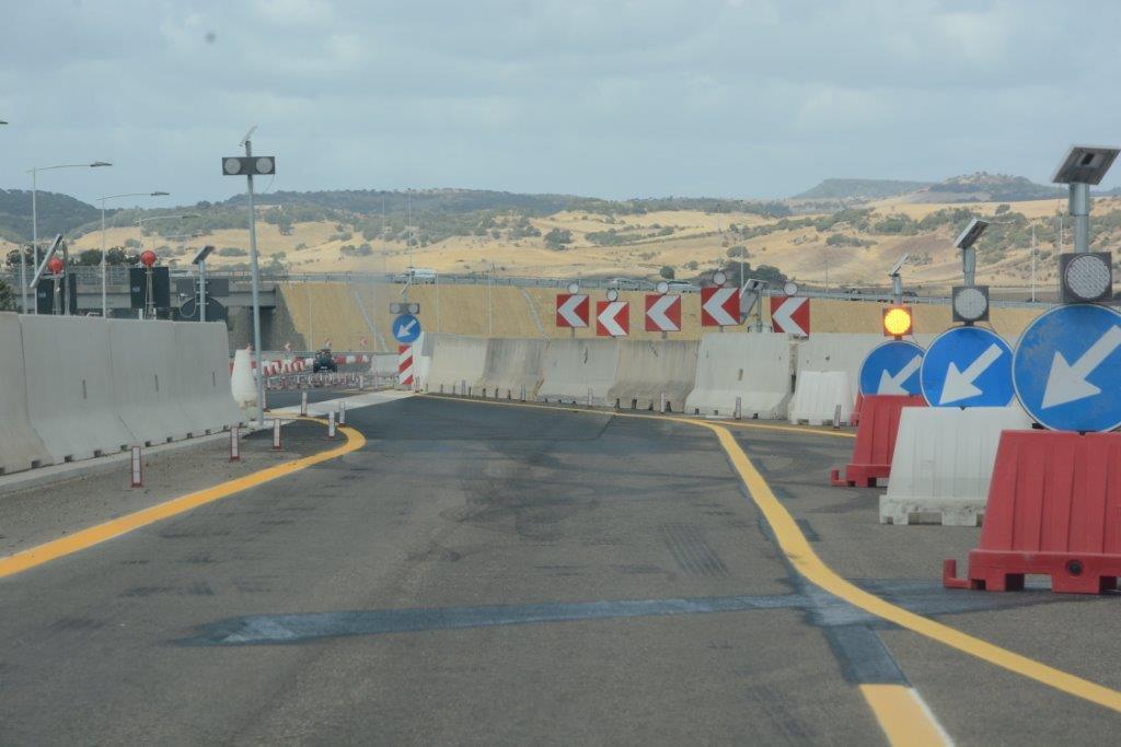 Lavori sulla Sassari-Olbia (foto Mauro Chessa)