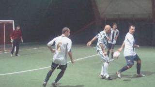 Un’azione di gioco su un campo dello Sporting Club Mezzana