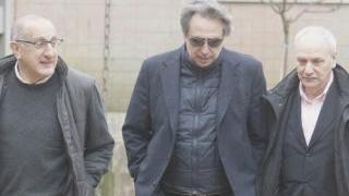 <b>L’ARRIVO.</b> Il sindaco Cosimi al Coni insieme agli assessori Ritorni e Picchi