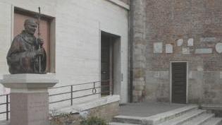 <b>CATTEDRALE.</b> L’ingresso della sacrestia della chiesa