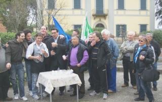La festa dei supporter di Franchi dopo lo spoglio 