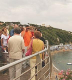Turisti a Castiglioncello 