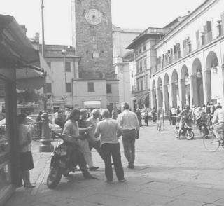 Le strade del centro storico di Pontremoli      