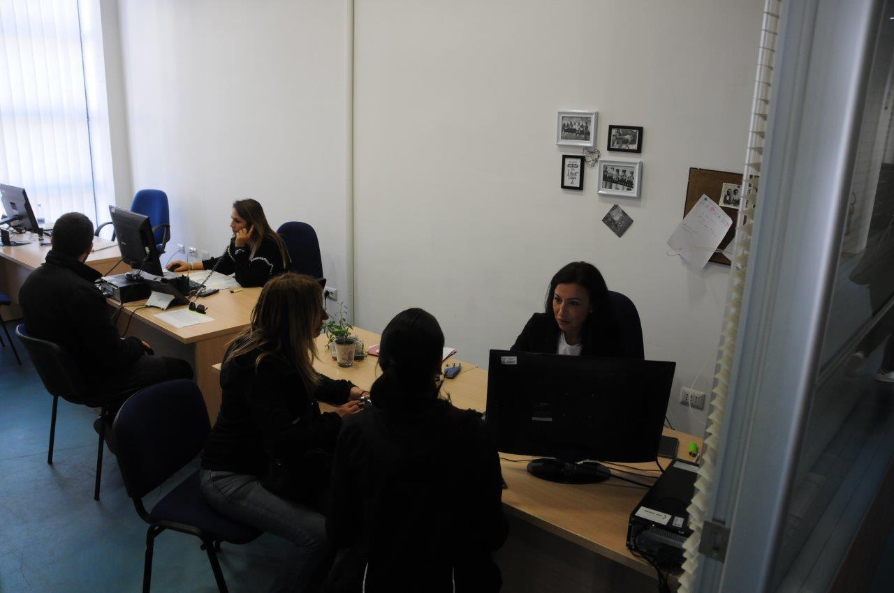 Colloqui in un centro per l'impiego