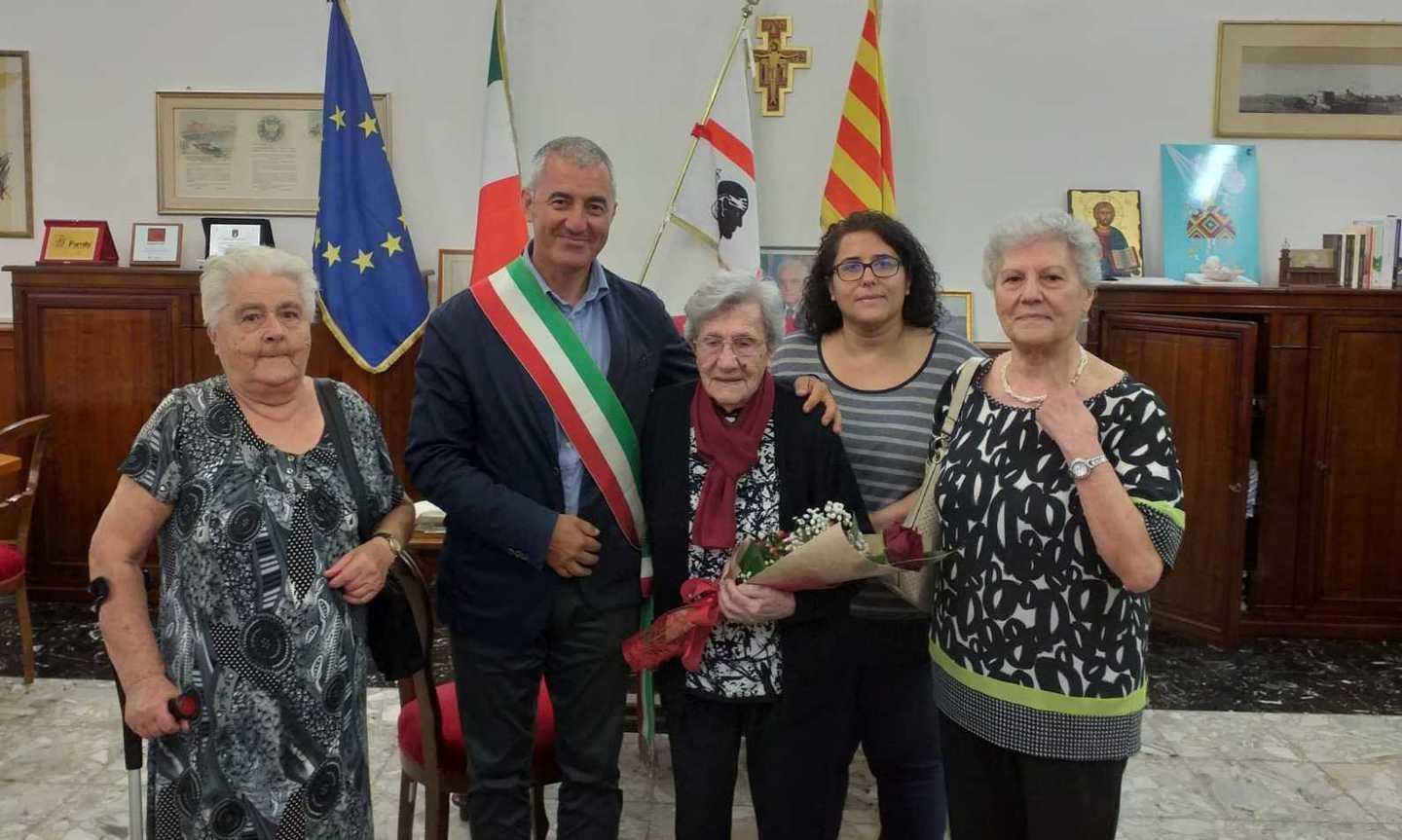 Maria Sechi ha festeggiato 104 anni