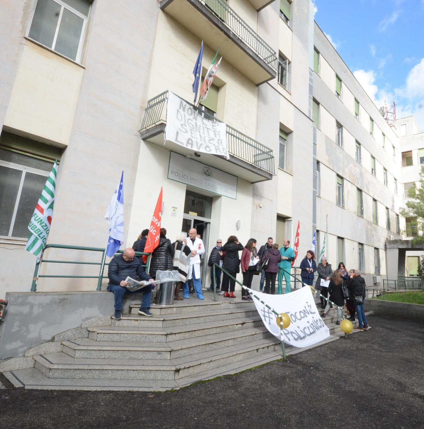 I dipendenti del Policlinico sassarese da agosto senza stipendio 