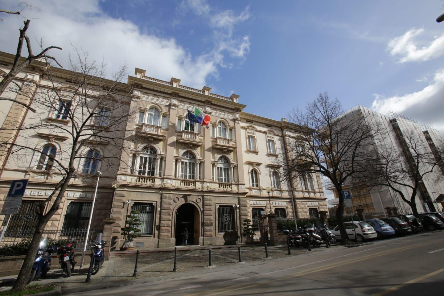La sede del Banco di Sardegna a Sassari