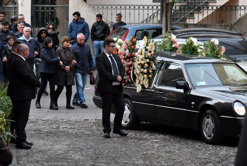 Il funerale di Diego Caggiari (foto Massimo Locci)