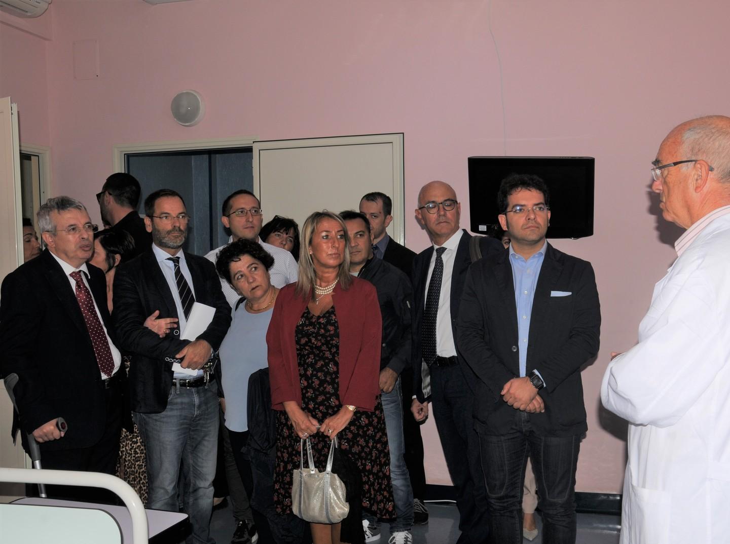 La commissione Sanità visita il Paolo Merlo 