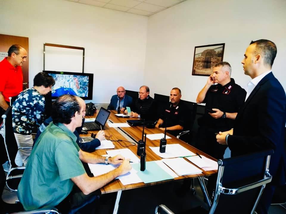 Esercitazione della protezione civile nel Sarrabus Gerrei