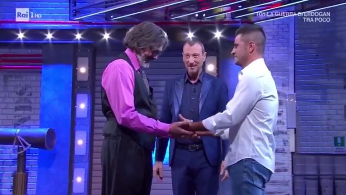 Un momento della trasmissione Soliti ignoti