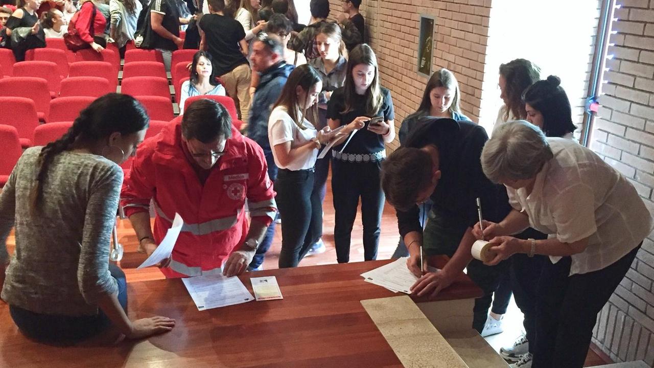 Studenti e futuri donatori di midollo