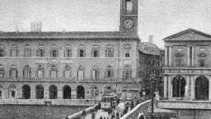 Una delle foto storiche della collezione in omaggio col “Tirreno”; martedì insieme alla prima foto l’elegante raccoglitore