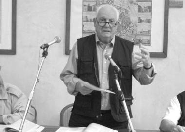 Mauro Nocchi mentre interviene in un convegno 