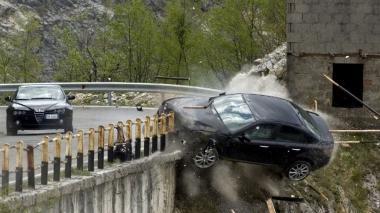 Una scena del film Quantum Solace della serie James Bond