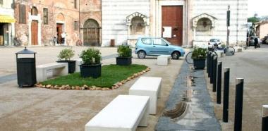Larredo urbano in piazza S. Francesco 