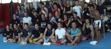 Il gruppo degli atleti della Scuola Fragale        