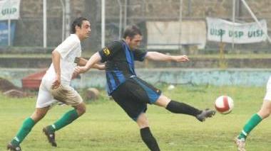 Pierozzi ha segnato il gol che ha deciso la sfida d’andata dei playoff con la Pro Livorno