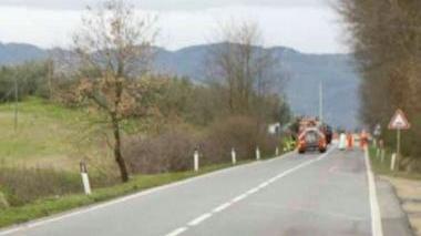 La strada dove è avvenuto l’incidente