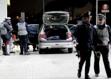 Un controllo dei carabinieri 