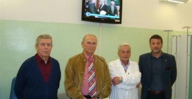 Da destra Fini, Curcio, Dominici e Baldini  