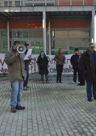 Una protesta al centro commerciale 