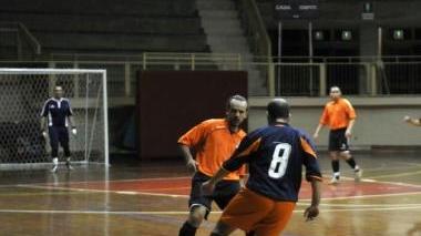 Un incontro del Pisa Soccer Five