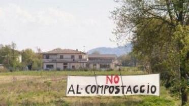 La protesta nella zona dei Poderacci