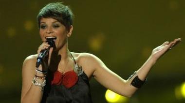 Alessandra Amoroso durante un concerto