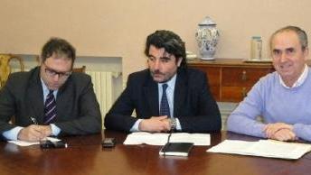 Rovai (a destra) con Baccelli e Le Donne
