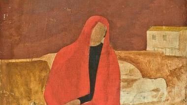 Madonna con il manto rosso di Bugiani